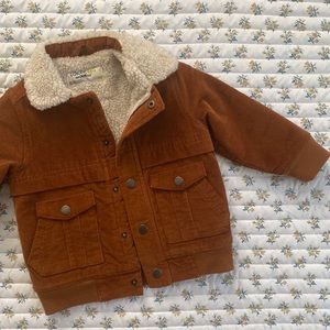 Oshkosh corduroy Sherpa jacket size 18 months